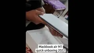 Mackbook air M1 quick unboxing 2022