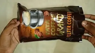TATA COFFEE GRAND FILTER COFFEE, 500g AMAZON UNBOXING