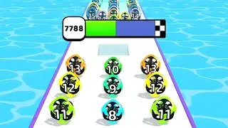 Marble Run 🎱 3D Game Color Ball Race Gameplay Android IOS Level 7782