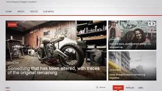 Verymag-2 Magazine Blogger template Tutorial