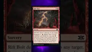 What is Rift Bolt? Double Masters set (Card 122)