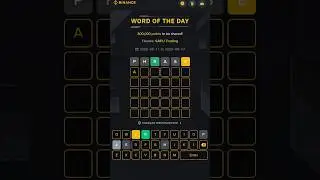 Binance Word of the Day Answer Today 13 August 2025 | 6 Letter Binance Word of the Day Answer
