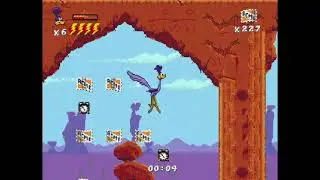 Desert Demolition Road Runner Bonus Level Gameplay