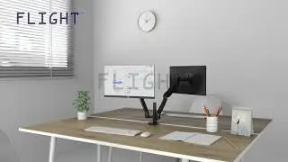 Flight&trade; Dual Ergofly LITE Monitor Arm LCD Arm Monitor Mount Vesa Monitor Stand Video