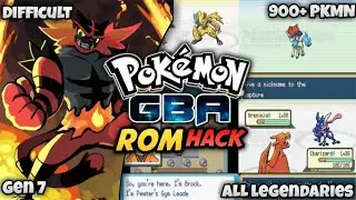 Pokemon GBA ROM HACK With Gen 7 and Mega Evolution