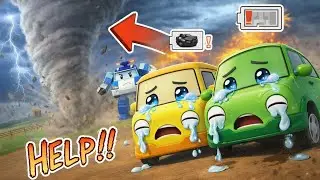 Tornado Survival! Kevin & Doogie's Farm Rescue 🌪️ | Robocar Poli Safety Series | Little Rescue Squad