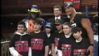 NCLF Children meet with Vince McMahon, Hulk Hogan, and 