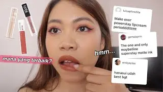 battle lip cream transferproof favorit followers (make over, maybelline, hanasui)