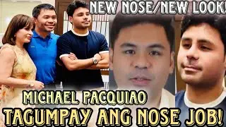 Michael Pacquiao New Nose dahil nagpa Nose Job successful ito masaya ang Mommy Jinkee at Dad Manny❤️