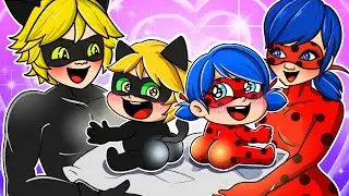 Miraculous Ladybug 🐞 Love Story of Lady Bug x Chat Noir | Miraculous Animation [Part1]