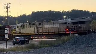 CN #3383 Lead&rsquo;s The WB Cement Hopper Train Through Pittsburgh, PA 9/18/2025.