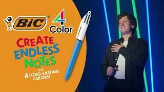 Charlie Puth Creates Endless Notes with the BIC 4-Color Pen