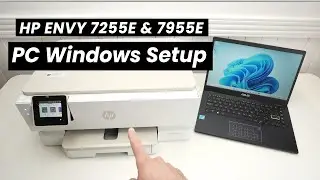 How to Wifi Setup Your PC Computer With the HP ENVY Inspire 7255e & 7955e