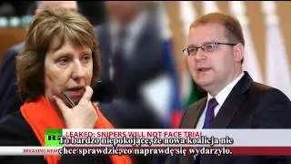 Minister MSZ Estonii Urmas Paet: Snajperzy strzelali do obu stron!