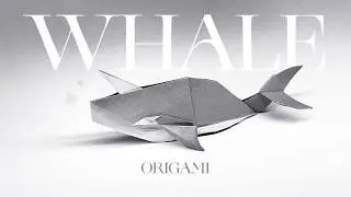 Challenge Modern Origami #22 / Narwhal / How can a piece of paper make such a cute narwhal?