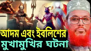 আদম এবং ইবলিশের মুখামুখি হওয়ার ঘটনা||মাওলানা দিলওয়ার হোসেনের ওয়াজ||Maulana delwar waz