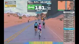 ZWIFT #74 GRAN FONDO TEMPO OVER-UNDER