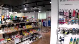 The Triathlon Shop video tour - Swim, Run, Triathlon floor