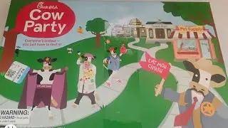 Unboxing Chick-Fil-A Cow party board game