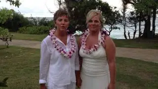 Kauai Gay Wedding Testimonial for Aloha Ever After #1