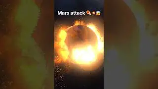 Mars attack ☄️💥😱#shorts #shortvideo
