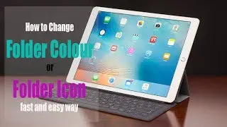 How to Change Folder Colour or Folder Icon - fast and easy way