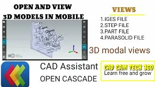 3D model viewer in mobile # iges stp file viewers