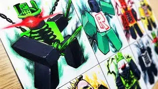 Drawing Forsaken : ALL 1x1x1x1 - Timeless, Betrayed, Infernum, Champion [ROBLOX]