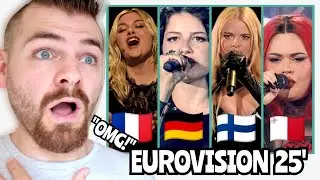 Germany 🇩🇪 & France 🇫🇷 & Malta 🇲🇹 & Finland 🇫🇮 LIVE | Second Semi-Final | Eurovision 2025 | REACTION