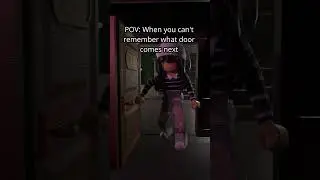 Which door again? 🩷🖤 - Roblox Doors Animation #roblox  #rblx  #pov  #doors  #robloxdoors