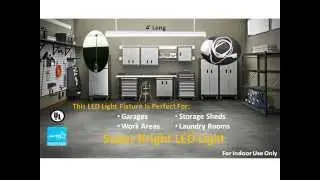 48 Watt Super Bright LED Shop Light Fixture - Superior Lighting