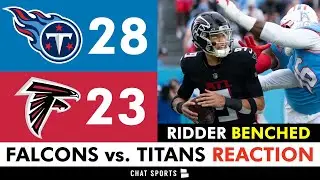 Falcons vs. Titans Reaction: Desmond Ridder BENCHED For Taylor Heinicke + Injury News & Highlights