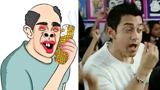 Bum Bum Bole ( Full Song )  Drawing Meme 🤣| Taare Zameen  Par | Aamir Khan Drawing Meme