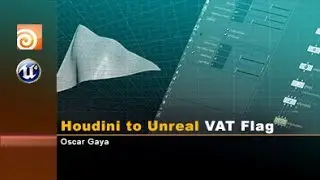 Houdini to Unreal Vertex Animated Texture Flag