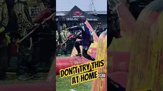 Don't try this at home #shorts #paintball #speedball #paintballing