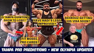 Behrouz To Get His VISA Soon? + Have Hadi's Legs IMPROVED? + Fit Model Pros? + Tampa Predictions