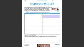 Gant Tech Class: Scavenger Hunt Assignment