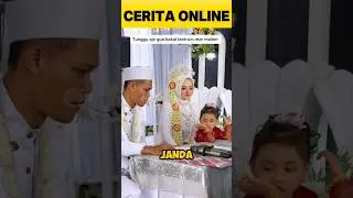 MOMEN LUCU KETIKA BUJANG MENIKAHI JANDA ANAK SATU❗️🤣 #shorts #cerita #online #lucu #memes