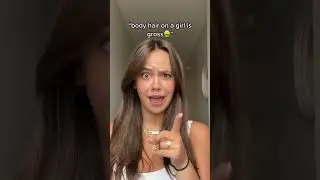 Body hair on a girl 🤮 #girls #shorts