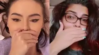 TALIA MAR lip filter duet TIKTOK