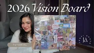 My Vision Board for a Soft but Successful 2026 ✨ Making My Vision Board & Talking About Life ✨