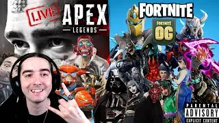 😈LIVE Apex Legends X Post Malone Event/Ranked & Fortnite - OG - Season 7 - Content Ratings?