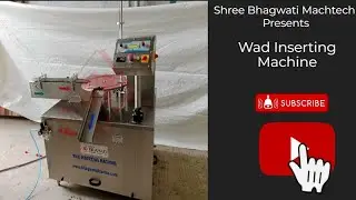 Wad Inserting Machine , Cap Liner , Wad Inserter ,  Bottle Wad Insertion Machine #wadinserting