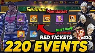Gacha 220 EVENTS Red Tickets In Old Server🔥🔥GET EVOLUTION STONE AND MORE - OPM The Strongest OBT