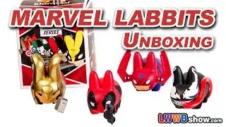 Marvel Labbit Series 1 Kidrobot Red Skull Ghostrider Toys Распаковка 4 эпизода