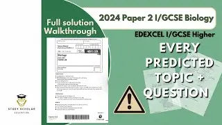 2024 Biology Paper 2 I/GCSE (Edexcel) | Higher | Predicted paper walkthrough