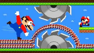 Mario's 9999 Tiny Mario March Madness, R.I.P Mario | Game Animation