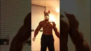 Puppy mask reveal coming soon 🐾 #smitizen #humanpup #puppyhood #musclesuit #silicone #furrydog