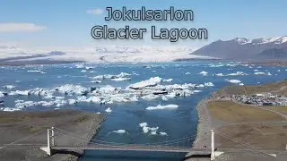 Jokulsarlon Glacier Lagoon | Jökulsárlón | Diamond Beach | Iceland | 4K Drone