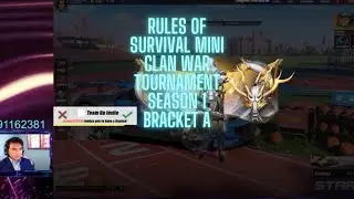 RULES OF SURVIVAL MINI CLAN WAR TOURNAMENT SPONSORED BY NIEYLLMAGIC! BRACKET A